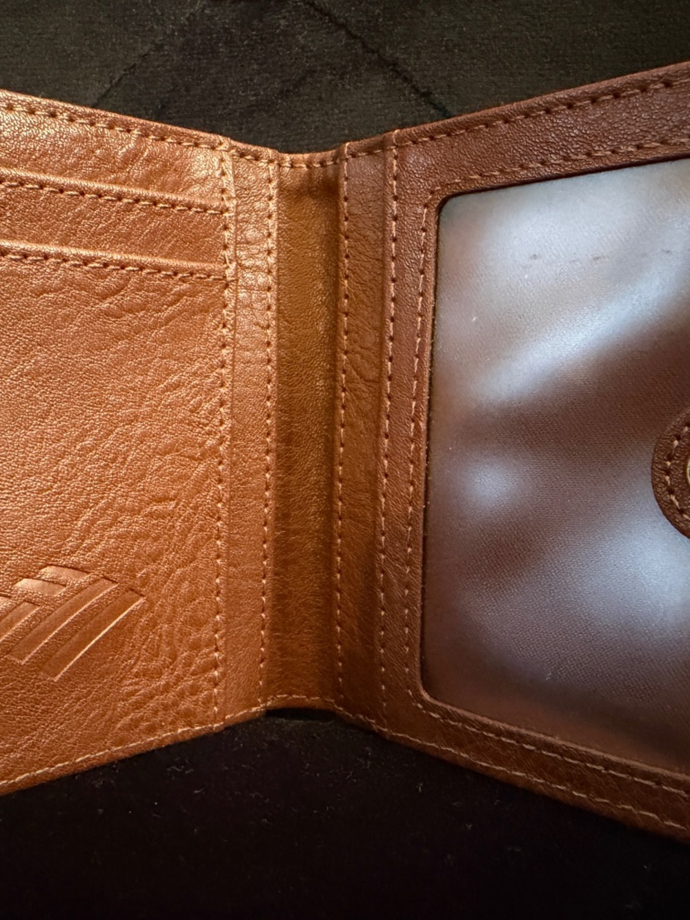 Fossil Logan Brown Leather RFID Small BiFold Wallet - Picture 3 of 4